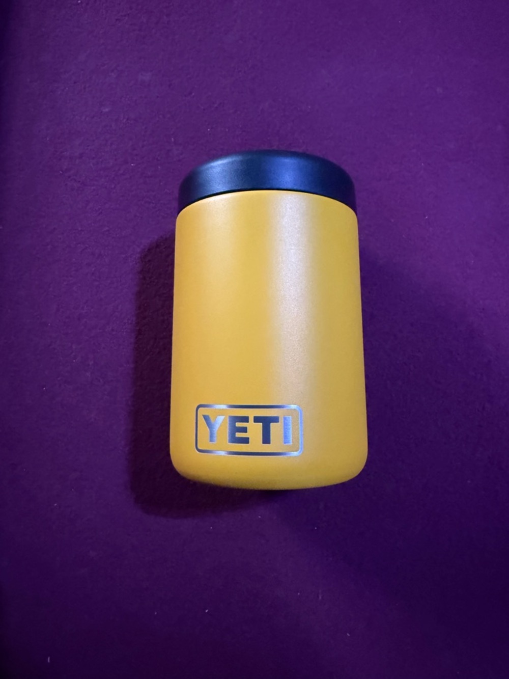 YETI Rambler Colster Can Insulator - EUC ALPINE YELLOW - RETIRED COLOR